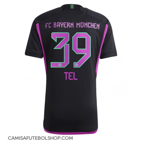 Camisa de time de futebol Bayern Munich Mathys Tel #39 Replicas 2º Equipamento 2023-24 Manga Curta